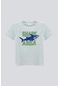 (KIDS BOY) BATİKLİ BASKILI KISA KOL T-SHIRT Açık Mavi