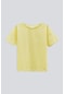 (KIDS GIRL) BASIC KISA KOL T-SHIRT SARI Sarı