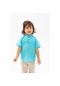 Kısa Kol Şile Bezi Bodrum Erkek Çocuk Tshirt Açık Turkuaz 3075