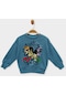 Mickey Mouse Lisanslı Erkek Çocuk Sweatshırt Pl22109-mavi