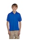 Tezzgelsin Erkek Çocuk Polo Yaka Kısa Kol Okul T-shirt Saks Mavi