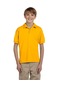Tezzgelsin Erkek Çocuk Polo Yaka Kısa Kol Okul T-shirt Sarı