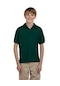 Tezzgelsin Erkek Çocuk Polo Yaka Kısa Kol Okul T-shirt Yeşil