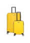 Gbag Krios Abs 2li Valiz Seti Büyük-küçük Kabin Boy Bavul Sarı