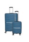 Gbag Pp Kırılmaz 2li Valiz Seti Büyük Ve Kabin Boy Bavul Prl Mavi