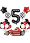 5 Yaş Yarış Arabası Temalı Doğum Günü Parti Kutlama Balon Seti