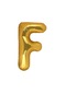 F Harf Gold Folyo Balon 32-34 Inc 82 cm