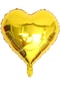 Gold Kalp Folyo Balon 18 İnç - 45 Cm