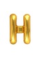 H Harf Gold Folyo Balon 32-34 Inc 82 cm