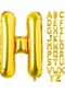 H Harf Gold Folyo Balon16 İnç 36 cm