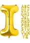I Harf Gold Folyo Balon16 İnç 36 cm