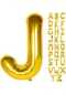 J Harf Gold Folyo Balon16 İnç 36 cm