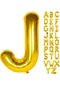 J Harf Gold Folyo Balon16 İnç 36 cm