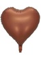 Karamel Kalp Folyo Balon 18 İnç - 45 Cm