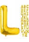 L Harf Gold Folyo Balon16 İnç 36 cm