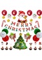 Maotai 37'li Merry Christmas Balon Kiti Kağıt Ponponlar İle Lateks Balon Mylar Noel Babalar Hediye Balon Için Festivali Parti Dekorasyon