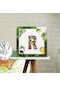 R Harfli Safari Konsepti Dekoratif Kutu 25 cm Doğum Günü Konsepti