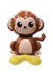 Safari Maymun Figür Ayaklı Folyo Balon 48 50 Cm