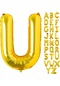 U Harf Gold Folyo Balon16 İnç 36 cm