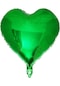 Yeşil Kalp Folyo Balon 18 İnç - 45 Cm