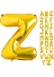 Z Harf Gold Folyo Balon16 İnç 36 cm
