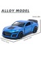 Tcherchi 1:36 Alaşım Oyuncak Araba Modeli Üç Kapılı Spor Araba Geri Çekilebilir Oyuncak Çocuklar Için Mavi