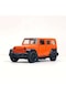 Tcherchi Wrangler Off-road Araç Modeli İçin Alaşım Araba Modeli Simülasyonu Alaşım Geri Çekin Çocuk Oyuncak Araba Turuncu