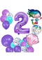 2 Yaş Deniz Kızı Temalı Doğum Günü Parti Kutlama Seti Konsept 2