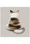 3d Kedi Arkası Peluş Oyuncak Sevimli Kedi Oyuncak Simülasyon Bebe