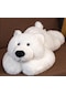 50cm Sevimli Karikatür Hayvan Peluş Yastık Oyuncak-beyaz Ayı