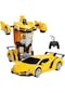 Ww 1:18 Transformers 5 King Kong Oyuncağı Dönüştürme Robotu Çocuk Oyuncağı Uzaktan Kumandalı Araba - Sarı