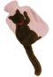 Ww Sevimli Kedi Peluş Sıcak Su Matarası 2'li Set Kahverengi
