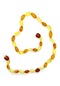 Kehribar Düğümlü Çocuk Kolyesi Mat Sarı Renkli N11.25163