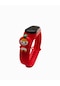 Renkli Led Ekranlı Silikon Kordonlu Kol Saati Kırmızı Bebek