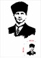 Atatürk Silüet Araba Oto Motosiklet Karavan Sticker 0008-5