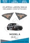 Cupra Leon Mk4 Kelebek Cam Sticker Set / Model A