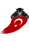 Kaplan Pençe Türk Bayrağı Sticker S11-3