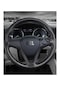 Fiat Doblo 2010 Ve Sonrası Uyumlu Dikmeli Deri Direksiyon Kılıfı Noktalı Dikişli Siyah 38 10.5cm