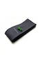 Universal 10 Adet Deri Dikmeli Direksiyon Kılıfı Soft Siyah Deri-Yeşil İpli (38×10CM)