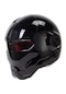 Hnj 730 İronman Full Face Motosiklet Kaskı Parlak Siyah