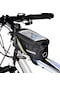 Roswheel 5.5" Su Geçirmez Dokunmatik Kadro Üstü Bisiklet Çantası Yeşil