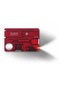 Victorinox Swisscard Lite Şeffaf Kırmızı 0.7300.T Kırmızı