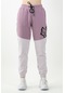 Maraton Sportswear Comfort Kadın Dönüşlü Paça Basic Açık Lila Pantolon 22028-açık Lila