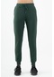 Maraton Sportswear Regular Kadın Ribana Paça Basic Yeşil Eşofman Altı 22181-yeşil