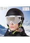 Ventilli Güneş Kar Kayak Gözlüğü Gümüş