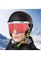 Ventilli Güneş Kar Kayak Gözlüğü Kırmızı