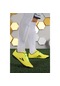 Lig Aras Hm Halı Saha Erkek Spor Futbol Ayakkabısı Sarı - Siyah  (544373096)