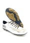 Unisex Yeni Mds 001 Beyaz Altın Krampon Halısaha Futbol Ayakkabı