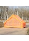 6 Metrekare Otomatik Şişme Çadır 4 Mevsim 300 200 210cm Turuncu