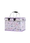 Büyük Kapasiteli Katlanabilir Yalıtımlı Piknik Çantası - 40x23x20cm Mor